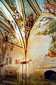 Chiesa di Santa Maria della Neve di Pisogne - Affreschi del Romanino (1532-34). Particolare con Profeti e Sibille. 